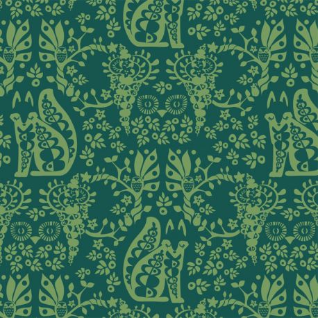 Sweat bio mielikki vert forêt/vert foncé