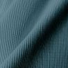 Maille coton côtelée denim