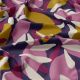 Viscose patoche bleu/rose