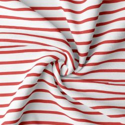 Jersey breton blanc/rouge