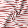 Jersey breton blanc/rouge