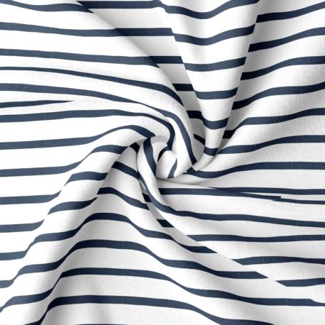 Jersey breton blanc/marine