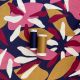 Viscose patoche bleu/rose