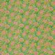 Voile de coton fleurs lime