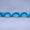 Ruban rétro waves turquoise