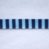 Ruban rayé bleu/marine