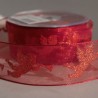 Ruban organza anges rouge