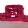 Galon à sequins framboise