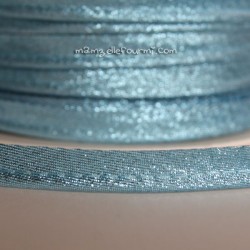 Passepoil scintillant bleu ciel