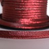Passepoil scintillant rouge