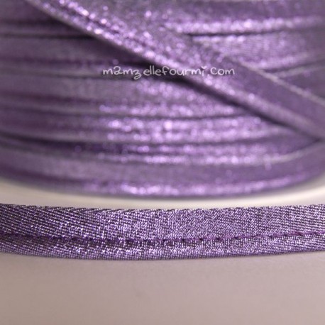 Passepoil scintillant violet