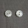 Bouton 12 mm fleurette jaune