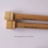 Paire d'aiguilles bambou n° 10