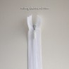 Fermeture Éclair invisible 60 cm blanche